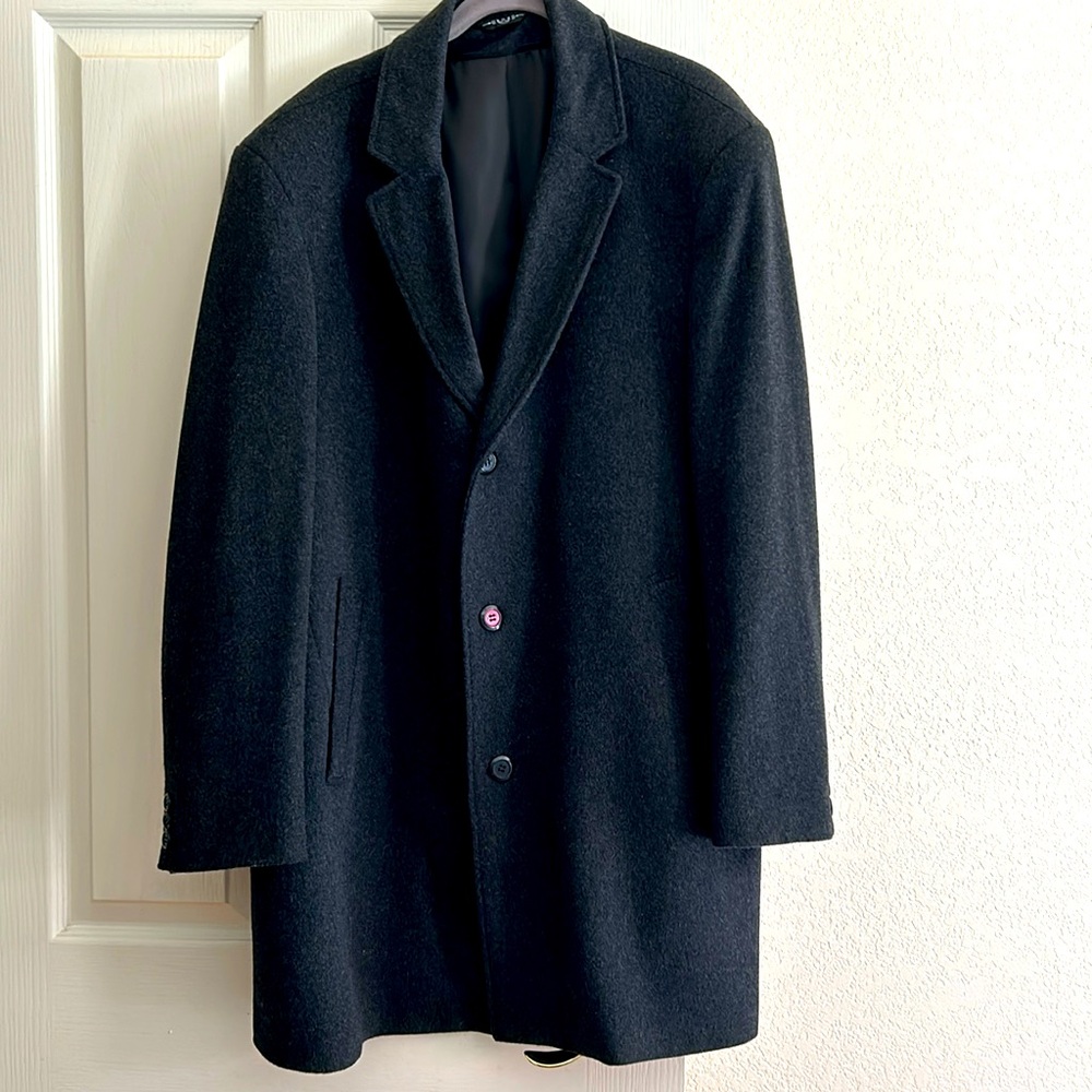 EUC - ♠️ Italian Charcoal Wool West End Peacoat